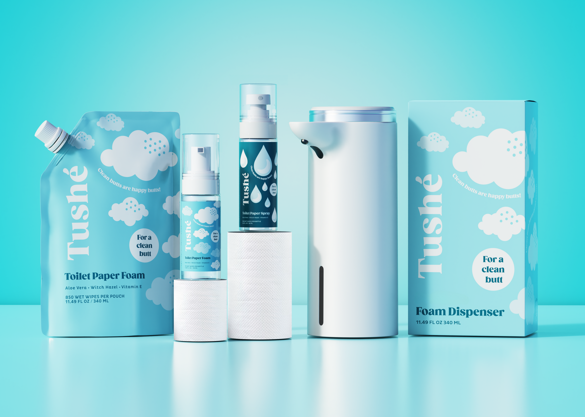 ushe toilet paper foam: eco-friendly, flushable, and designed for daily bathroom use