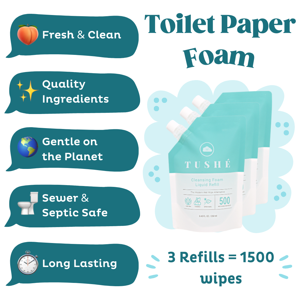 Toilet Paper Foam Refill 3-Pack
